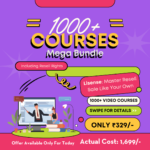 1000+ Video Courses Mega Bundle | With Resell Rights | PLR Bundle Commercial Use