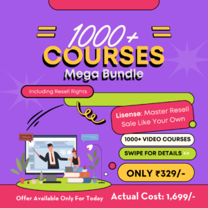 1000+ Video Courses Mega Bundle | With Resell Rights | PLR Bundle Commercial Use